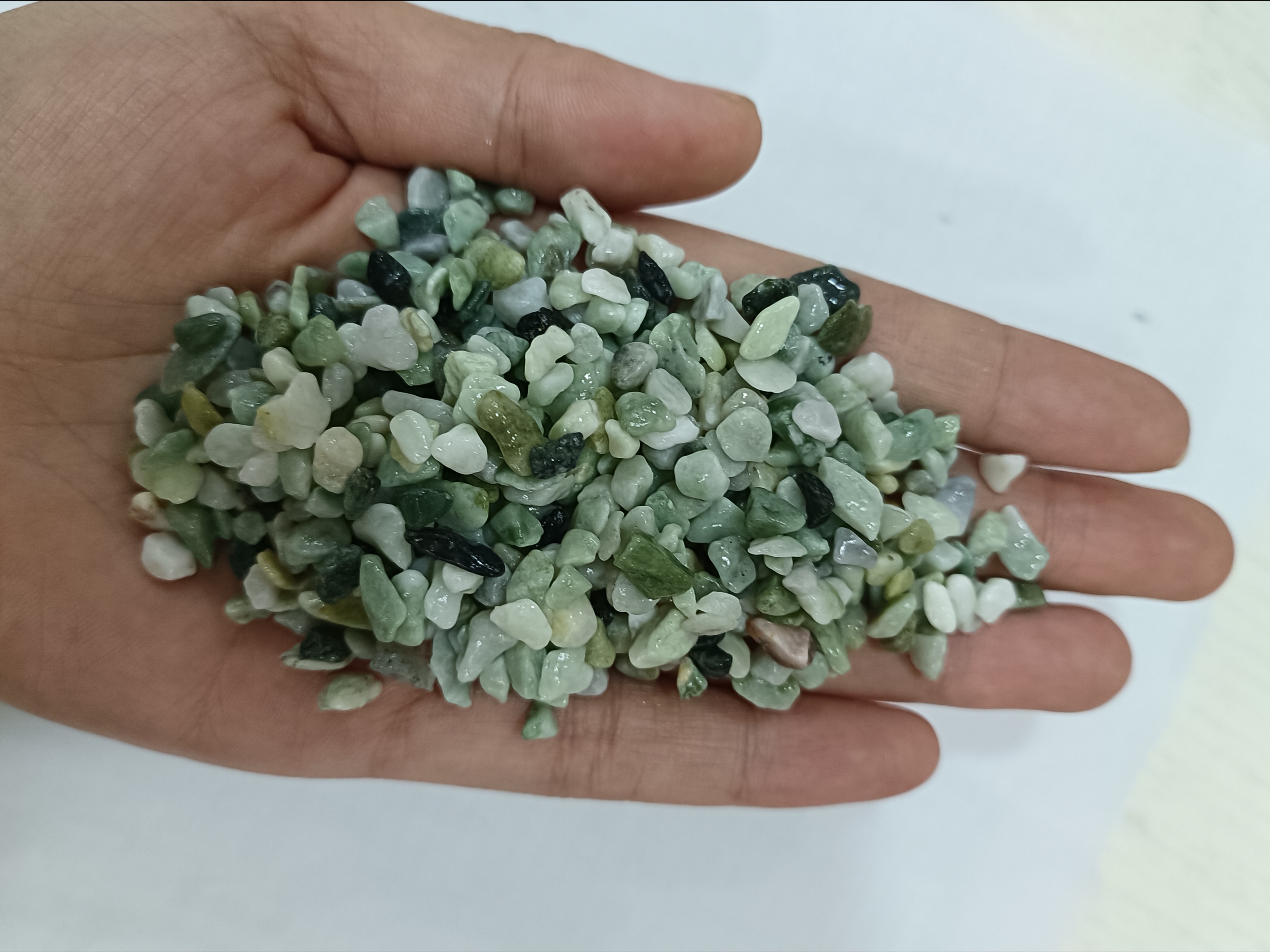 绿色水洗石